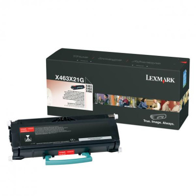 Lexmark X463X21G, originálny toner, čierny