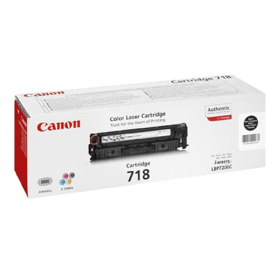 Canon CRG-718Bk (2662B005), originálny toner, čierny, 2 × 3400 strán, 2-pack