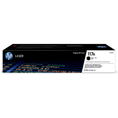 HP W2070A (117A), originálny toner, čierny, 1000 strán