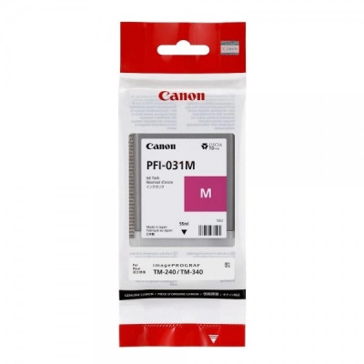 Canon PFI-031M (6265C001), originálny atrament, purpurový, 55 ml