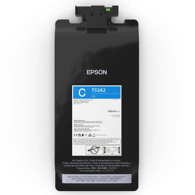 Epson T53A2 (C13T53A200), originálny atrament, azúrový, 1600 ml