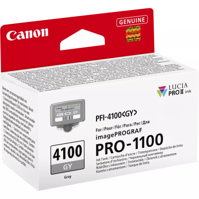 Canon PFI-4100GY (6783C001), originálny atrament, šedý, 80 ml