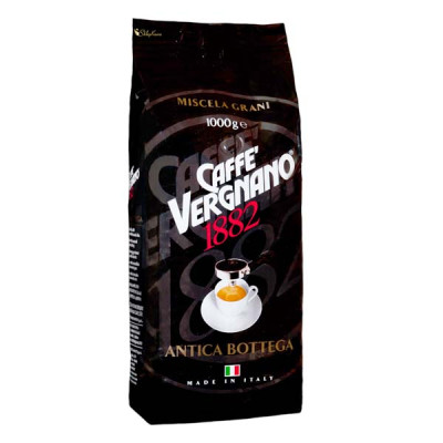 Káva zrnková, Caffé Vergnano 1882, Antica Bottega, 1kg, sáčok, arabica