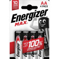 Alkalické batérie Energizer Max 1,5 V, typ AA, 4 ks