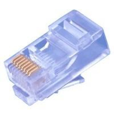 Konektor RJ45, drôt, cena za kus, 100-pack