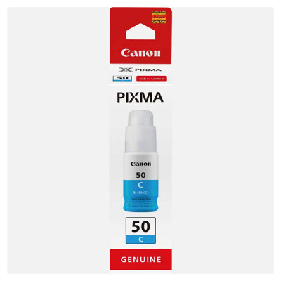 Canon GI-50 C (3403C001), originálny atrament, azúrový, 70 ml