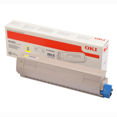 Oki C833 (46443101), originálny toner, žltý