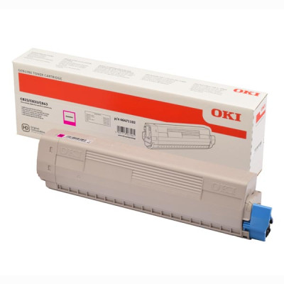 Oki C823 (46471102), originálny toner, purpurový, 7000 strán