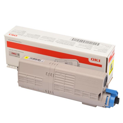 Oki C532 (46490605), originálny toner, žltý, 6000 strán