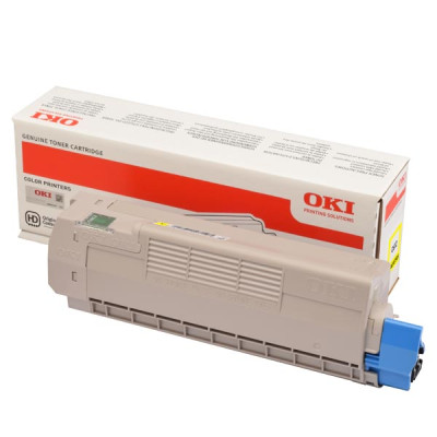 Oki C612 (46507505), originálny toner, žltý