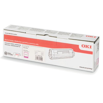 Oki C834 (46861306), originálny toner, purpurový, 10000 strán