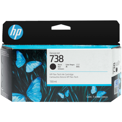 HP 498N4A (738), originálny atrament, čierny, 130 ml