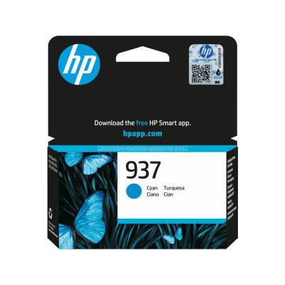 HP 4S6W2NE (937), originálny atrament, azúrový, 800 strán