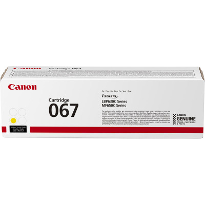 Canon 067Y (5099C002), originálny toner, žltý, 1250 strán