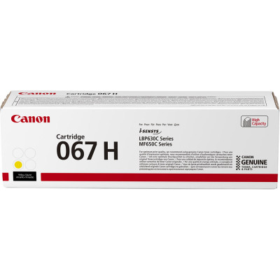 Canon 067HY (5103C002), originálny toner, žltý, 2350 strán