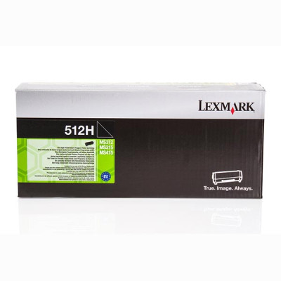 Lexmark 51F2H00, originálny toner, čierny