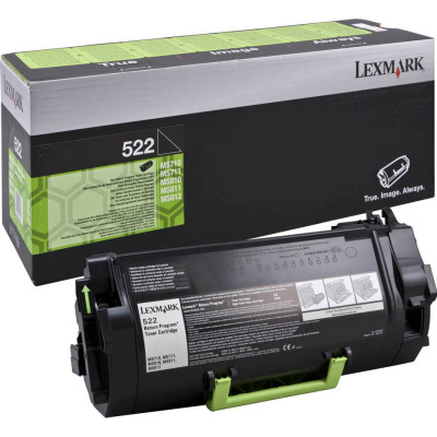 Lexmark 52D2000 (52D200E), originálny toner, čierny