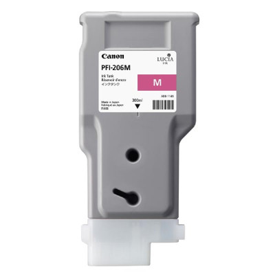 Canon PFI-206M (5305B001), originálny atrament, purpurový, 300 ml