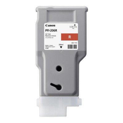 Canon PFI-206R (5309B001), originálny atrament, červený, 300 ml