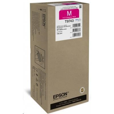 Epson T9743 (C13T974300), originálny atrament, purpurový, 735,2 ml