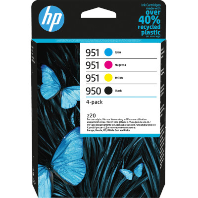 HP 6ZC65AE (950/951), originálny atrament, CMYK, 4-pack