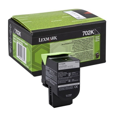 Lexmark 70C20K0 (70C20KE), originálny toner, čierny