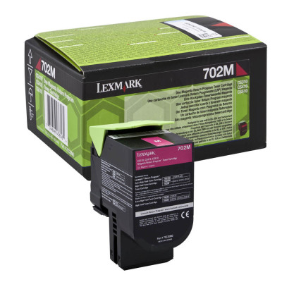 Lexmark 70C20M0 (70C20ME), originálny toner, purpurový