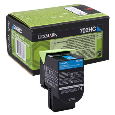 Lexmark 70C2HC0 (70C2HCE), originálny toner, azúrový