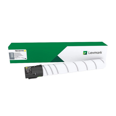 Lexmark 76C0HY0, originálny toner, žltý