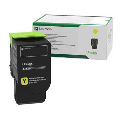 Lexmark 78C2XY0 (78C2XYE, 78C0X40), originálny toner, žltý