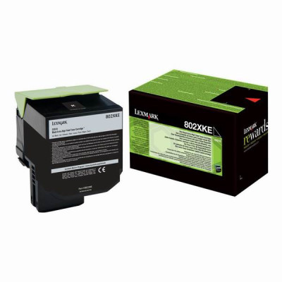 Lexmark 80C2XK0 (80C2XKE), originálny toner, čierny