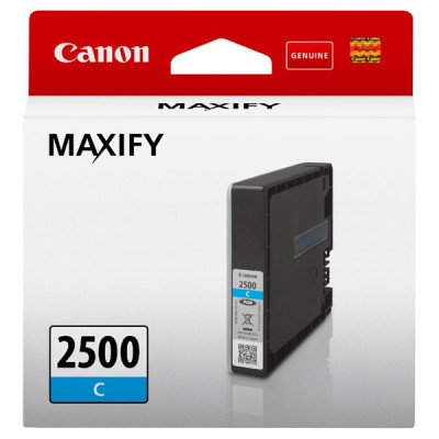 Canon PGI-2500C (9301B001), originálny atrament, azúrový, 9,6 ml