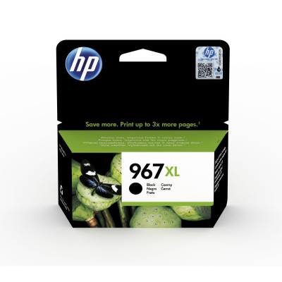 HP 3JA31AE (967XL), originálny atrament, čierny, 68,7 ml