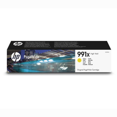 HP M0J98AE (991X), originálny atrament, žltý, 182ml, XL