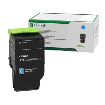 Lexmark 78C2UC0 (78C2UCE, 78C0U20), originálny toner, azúrový