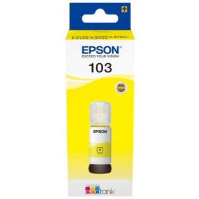 Epson T00S4 (C13T00S44A, 103), originálny atrament, žltý, 65 ml