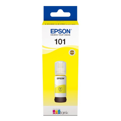 Epson C13T03V44A (101), originálny atrament, žltý, 70ml