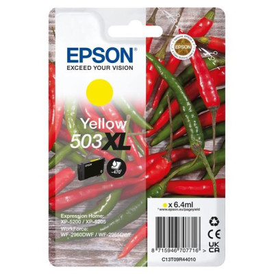 Epson T09R4 (C13T09R44010, 503XL), originálny atrament, žltý, 6,4 ml, XL