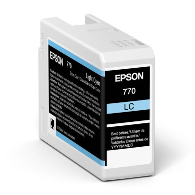 Epson T46S5 (C13T46S500), originálny atrament, svetlo azúrový, 25 ml