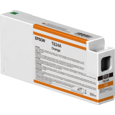 Epson T824A (C13T824A00), originálny atrament, oranžový, 350 ml