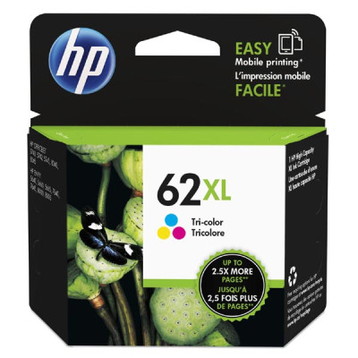 HP C2P07AE (62XL), originálny atrament, farebný