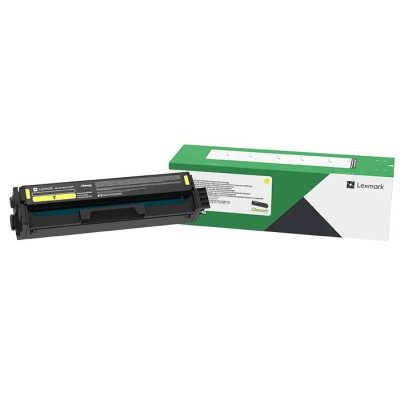 Lexmark C3220Y0 (C320040), originálny toner, žltý, 1500 strán