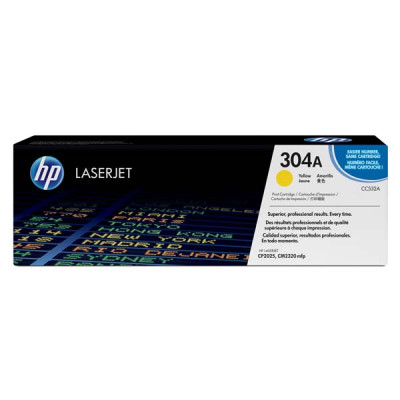 HP CC532A (304A), originálny toner, žltý, 2800 strán