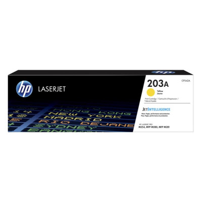 HP CF542A (203A), originálny toner, žltý, 1300 strán