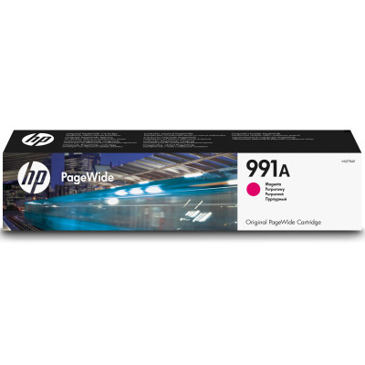 HP M0J78AE (991A), originálny atrament, purpurový, 94ml