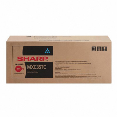 Sharp MX-C35TC, originálny toner, azúrový