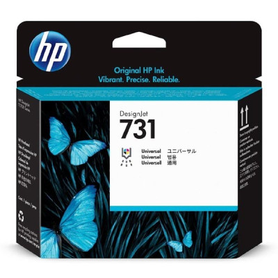 HP P2V27A (731), originálna tlačová hlava, CMYK