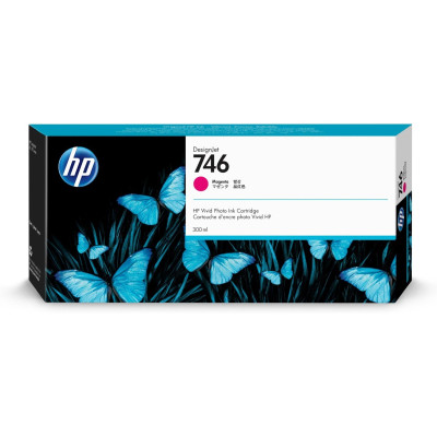 HP P2V78A (746), originálny atrament, purpurový, 300 ml