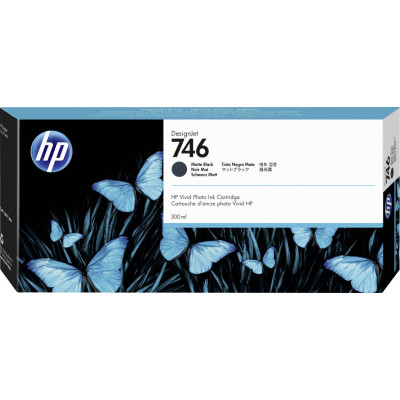 HP P2V83A (746), originálny atrament, matne čierny, 300 ml