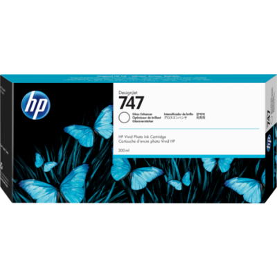 HP P2V87A (747), originálny atrament, gloss enhancer, 300 ml